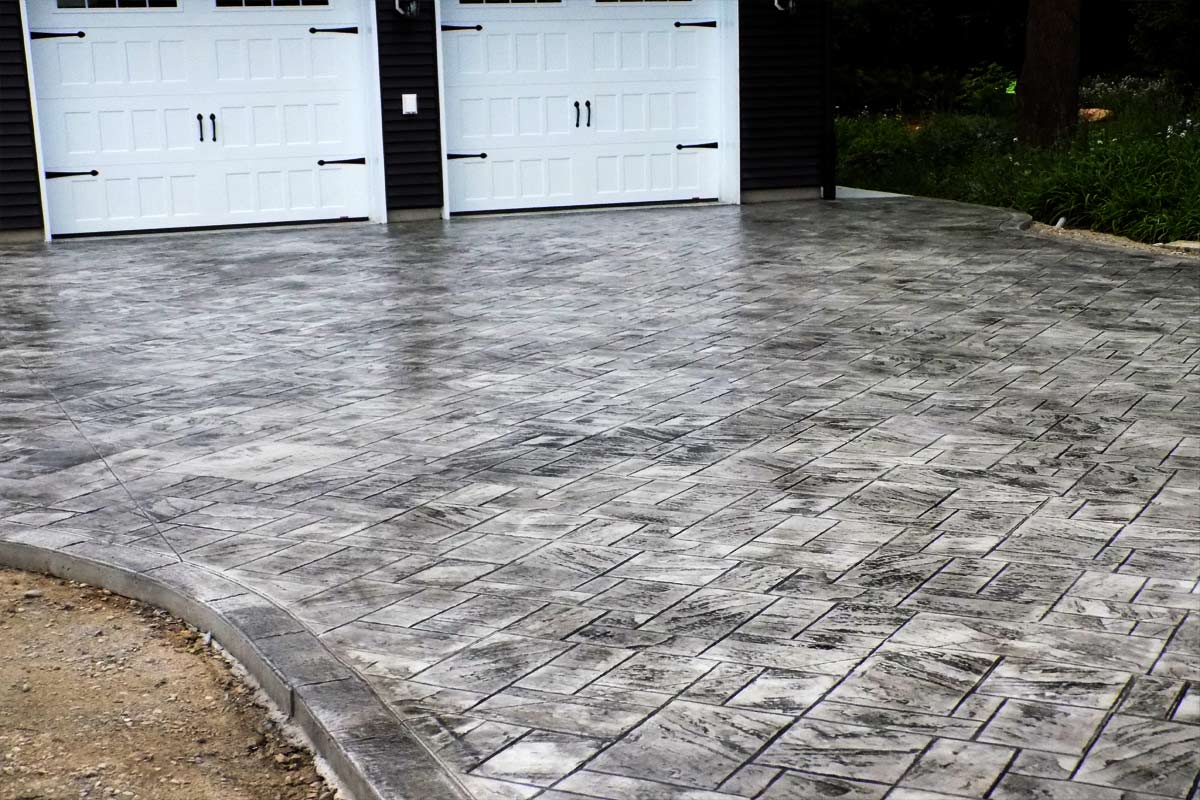 Picture of finished driveway